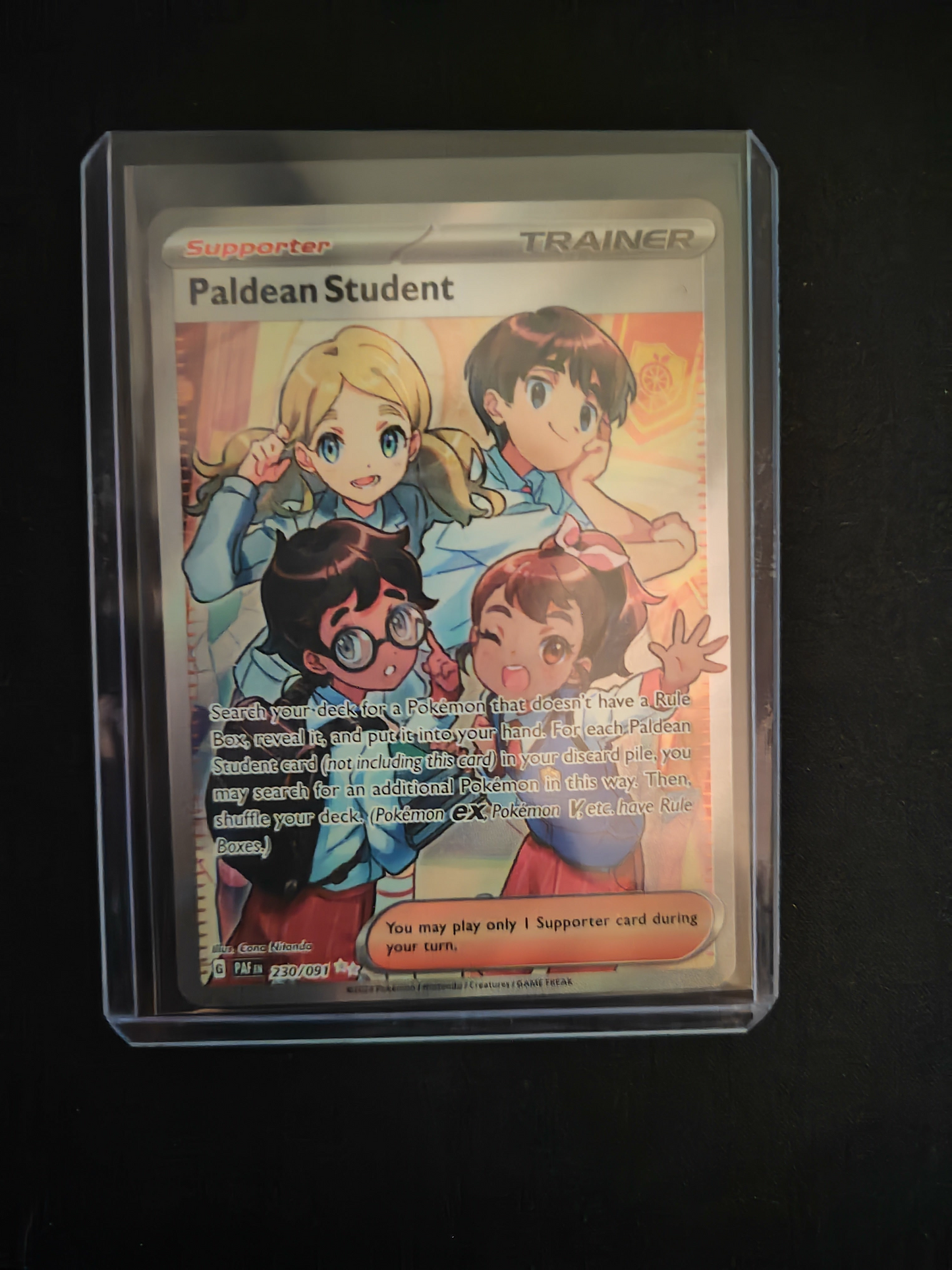 Paldean Student #230 Pokemon Paldean Fates