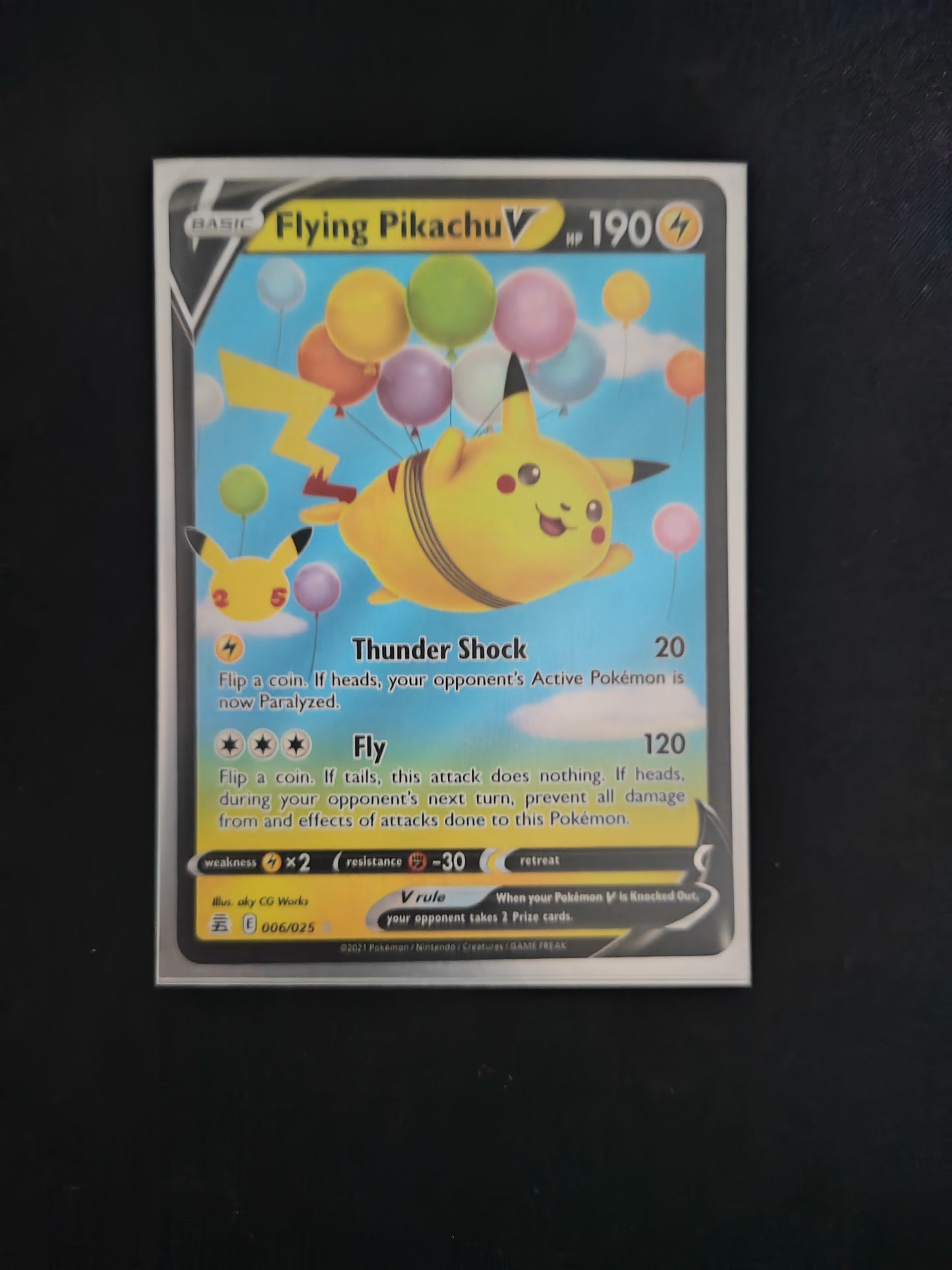 Flying Pikachu V #6 Pokemon Celebrations