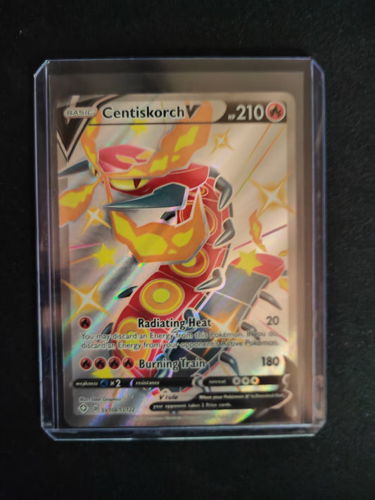 Centiskorch V #SV108 Pokemon Shining Fates