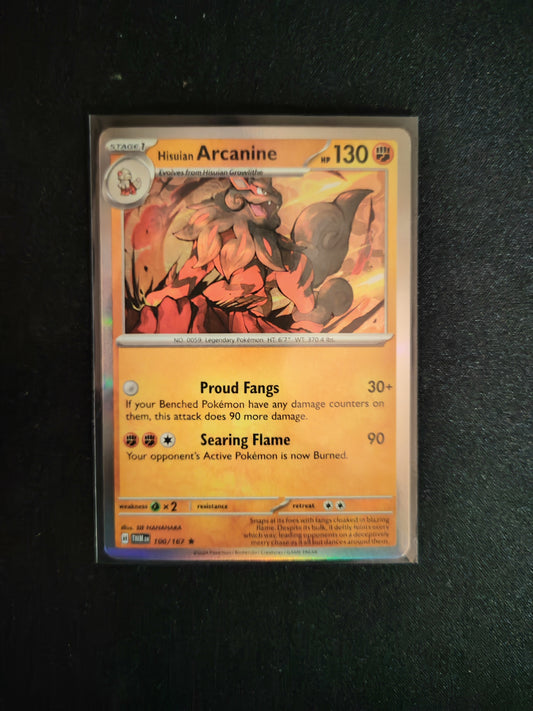 Hisuian Arcanine [Holo] #100 Pokemon Twilight Masquerade