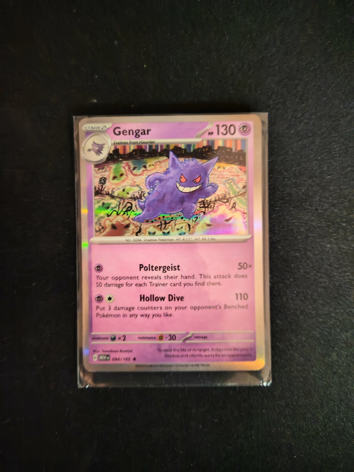 Gengar [Holo] #94 Pokemon Scarlet & Violet 151