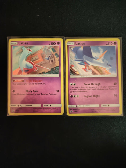 Latios and Latias Promo Cards SM88/SM87